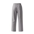 thumbnail image 6 of Men’s Loose Straight Cotton Linen Pants Breathable Summer Casual Bottoms, 6 of 9