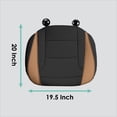 thumbnail image 6 of FH Group Car Seat Cushion – Durable PU Leather Bottom Seat Protector, Water Resistant for Car, Sedan, Truck, SUV Brown, 6 of 6