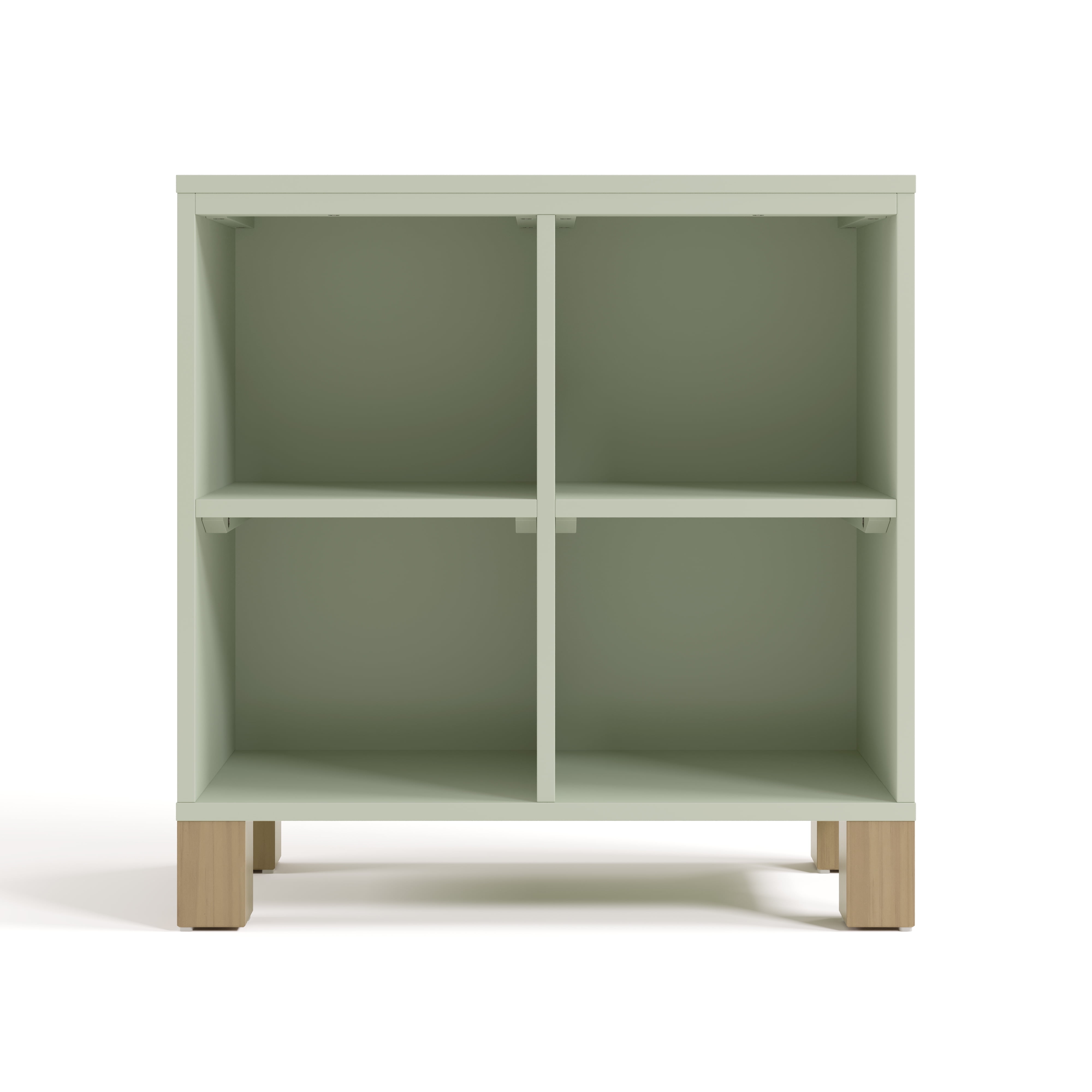 Storkcraft California Cube Organizer Children's Bookcase, Sage with Driftwood
