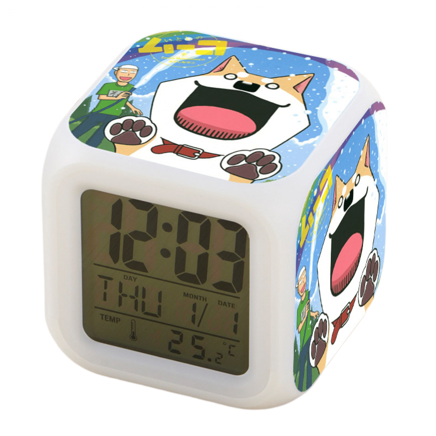 TIMPCV Alarm Clock For Kids, Digital Alarm Clock Cube Wake Up Clocks