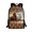 Horse Design, variant on Uourmeti Sloth Floral Pattern Backpack, Smooth Zipper School Backpack 17 Inchs Personalized Student Bookbag for Daily Use Work