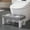 D, variant on Upgraded Toilet Stool Squatting Poop Stool Bathroom Potty Step Stool Toilet Assistance Steps Step Stool Fits All Toilets Detachable Stackable E