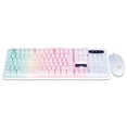 thumbnail image 2 of Teclado y Mouse Balam Rush KTM330 Iluminación LED USB Blanco, 2 of 2