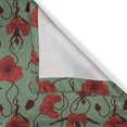 thumbnail image 4 of Ambesonne Poppy Flower Valance Pack of 2, Ballerina Style Twigs, 54"X18", Green Chestnut Brown Red, 4 of 5