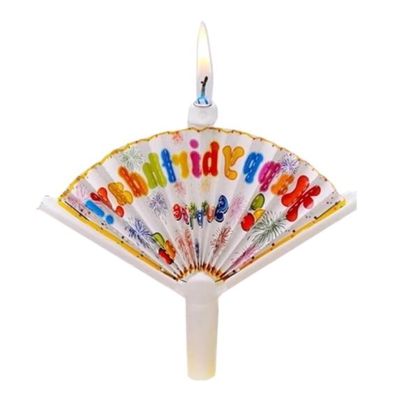 Sunxin Candles & Holders Reusable Novelty Fan Birthday Candle Surprise Clown Birthday Candles Fan Wishing Candle Birthday Candles for Cake Fun Birthday Candles for Cake Reusable Birthday Candle