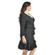 thumbnail image 2 of Vestido de satin Roman Fashion envolvente Tallas Extras 4351 Negro 36, 2 of 5