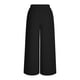 thumbnail image 4 of TaTaai Women's High Waist Loose Wide Leg Sports Pants Elastic Drawstring Waist with Side Pockets Casual Versatile Long Trousers for Women Daily Vacation Gift, 4 of 8