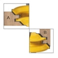 thumbnail image 4 of Broca para Enrutador de Inglete de Bloqueo de profesion con Vástago de 1/4 Pulgadas Resistente Y Cola Broca de enrutador de inglete de bloqueo, 4 of 8