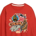thumbnail image 3 of Star Wars - Chewie Stickers - Toddler And Youth Long Sleeve Tee, 3 of 5