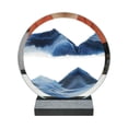 thumbnail image 2 of Moving Sands Art Picture Flowing Sand Dynamic Round Relaxing Toys Blue, 2 of 9