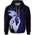 thumbnail image 2 of Tops de moda de otoño para hombre Novedades en sudaderas y sudaderas Sudadera con capucha con estampado de monstruo gótico Sudadera con capucha informal holgada Ropa para hombre, 2 of 5