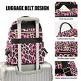 thumbnail image 3 of FORMRS Mini Backpack Purse for Women Quilted Travel Daypack Casual Shoulder Bag, Pink Floral Leopard Pattern, 3 of 7