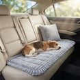 thumbnail image 6 of Luxury Non-Slip Pet Car Mat, Thickened Plush Dog Seat Cover for Vehicle Backseat, Soft Universal Furniture Protector for SUVs and Trucks, Cozy Pet Travel Cushion for Large Dogs, 137x60cm, 6 of 6