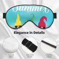 thumbnail image 4 of Fuzoiu Hello Summer Gnome 1 Print Sleep Masks,Eye Masks with Adjustable Strap for Sleeping,Night Eye Shade for Women Men,Eye Cover for Full Night's Sleep, Travel and Nap, 4 of 7