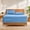 Blue, variant on Extra Deep Pocket Full Fitted Sheet Only, Teal, Soft Wrinkle Resistant Bed Sheet for Mattress