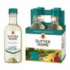 Sutter Home Pinot Grigio California White Wine, 4 Pack, 187 ml Plastic Bottles, 13% ABV