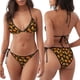 thumbnail image 3 of Fotbe Orange Pumpkin Traje de Baño para Mujer de Dos Piezas – Bikini Sexy de Tirantes Tipo Halter con Diseño Triangular, 3 of 6