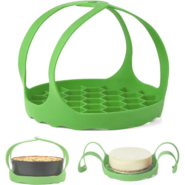 1 pieza de eslinga de silicona para vaporera, eslinga antiadherente portátil para vaporera, rejilla para vaporera con elevación para bandeja para hornear antiescaldaduras, eslinga de silicona para ol