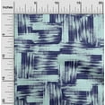 thumbnail image 2 of oneOone Cotton Cambric Medium Blue Fabric Abstract Sewing Material Print Fabric By The Yard 42 Inch Wide, 2 of 6