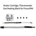 thumbnail image 2 of Yazoeia MK4 Hotend Parts, 3D Printer Hotend Heater Block Kit for Prusa i3 MK4 3D Printer Thermistors Heater Element Accessories (Heater Block Kit) CJC912-191226, 2 of 7