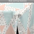 thumbnail image 4 of Neutral Color Dog Crate Cover, Triangles Geometric Hipster Minimalist Contemporary Art Deco, Easy to Use Pet Kennel Cover Small Dogs Puppies Kittens, 7 Sizes, Peach Pale Blue and Coconut, by Ambesonne, 4 of 6