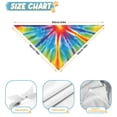 thumbnail image 6 of Dog Bandana 1 Pack,Colorful Rainbow Tie Dye Spiral Pattern Bandanas for Dogs,Cat Bandana,Small/ Large Dog Bandana 2 Size,Dog Bandanas, 6 of 6