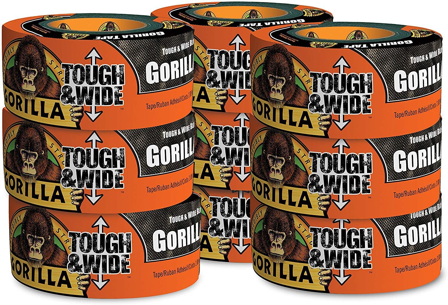 Gorilla 6003001 Tough and Wide Duct Tape 2.88-Inch X 30-Yards 