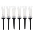 thumbnail image 1 of Soidarity Paquete de 6 accesorios de Golf para exteriores de 86mm/96mm para entrenamiento de Golf estructura estable de baja resistencia Tee de Golf No.02, 1 of 6