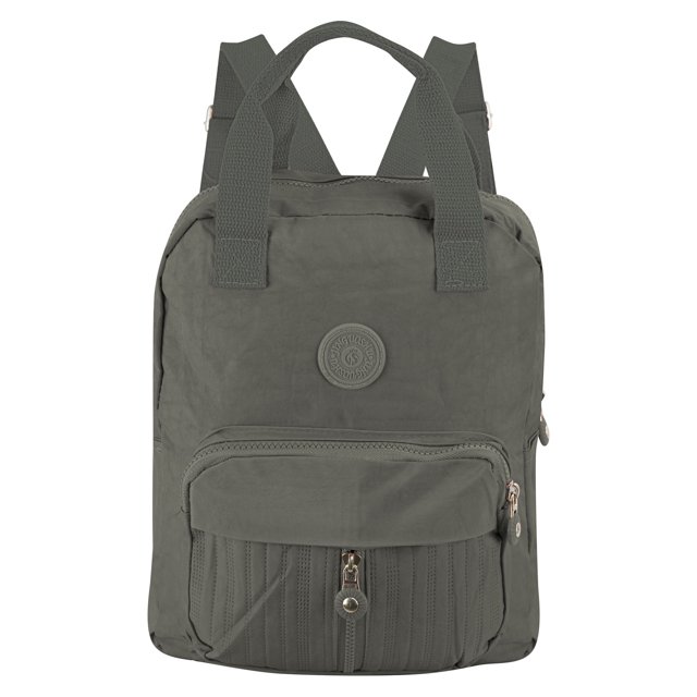 Mochila Para Dama Gris Poliester Sintetico Nueva Imagen Daniela
