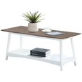 thumbnail image 3 of Convenience Concepts Table Basse Alpine en Bois Flotté et Finition Bois Blanc, 3 of 5