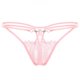 thumbnail image 1 of Gibobby Panty Microfibra con Encaje Bragas sexy para mujer Tanga Bragas huecas de encaje de cintura(Rosa，Talla única), 1 of 2