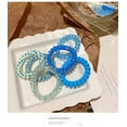 thumbnail image 2 of 6 Pcs Spiral Hair Ties Non-Soaking Traceless Phone Cord Hair Ties Plastic Coil Hair Ties Ponytail Holders No-Damage No Crease Hair Tie for Girls Women Ladies, 2 of 4
