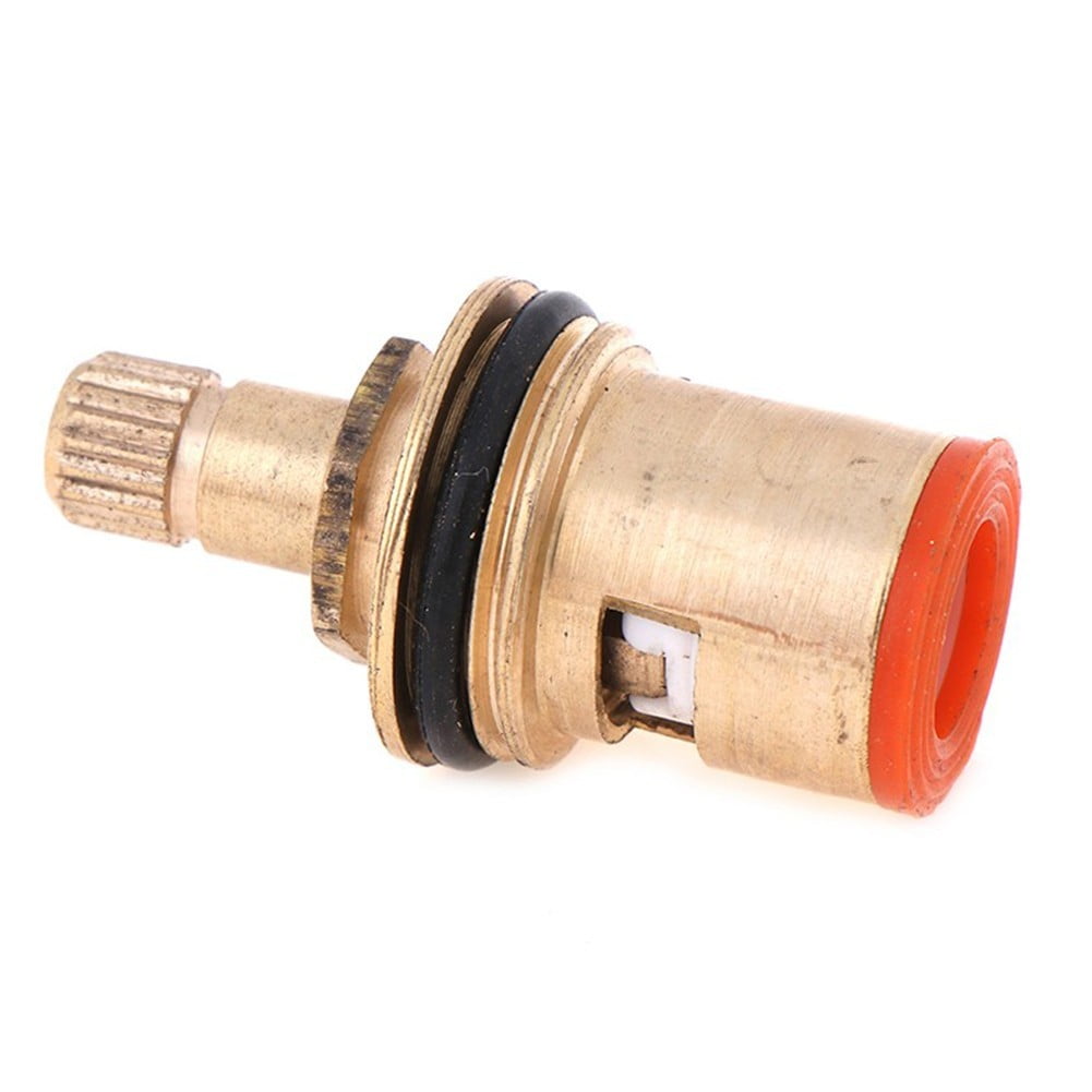 QIFEI Brass Bathroom Sink Faucet Valve Stem Hot and Cold Ceramic Disc