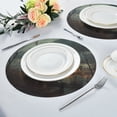 thumbnail image 2 of WOBOGO Bell Tower Round Placemats Set of 6 Heat Resistant Washable Kitchen Table Decorations 15.4in, 2 of 7