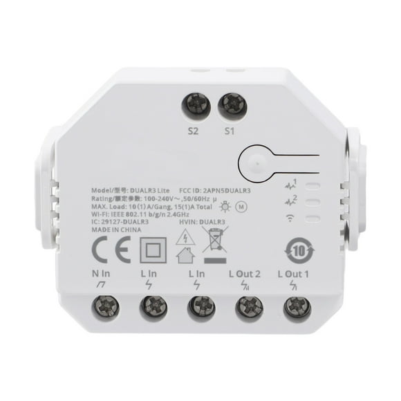 Chendee Dualr3/Lite 2Way Switch Smart Home Refit Wireless Wifi App Remote Control,Dual R3 Lite