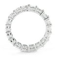 thumbnail image 4 of Emerald & Oval Shape Lab Grown Diamond Jayla Eternity Ring For Women | 4 Carat IGI Certified 14K White Gold | FG-VS Quality Friendly Diamonds Eternity Ring Size 8.5, 4 of 4