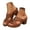Brown, variant on Women's Sandals Heels Stacked Heeled Mules Open Toe Slides Shoes Fashion Heeled Sandals