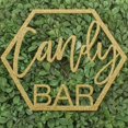 thumbnail image 4 of Koyal Wholesale Glitter Acrylic Sign, Wedding Display, Party Banner(Candy Bar), 4 of 4