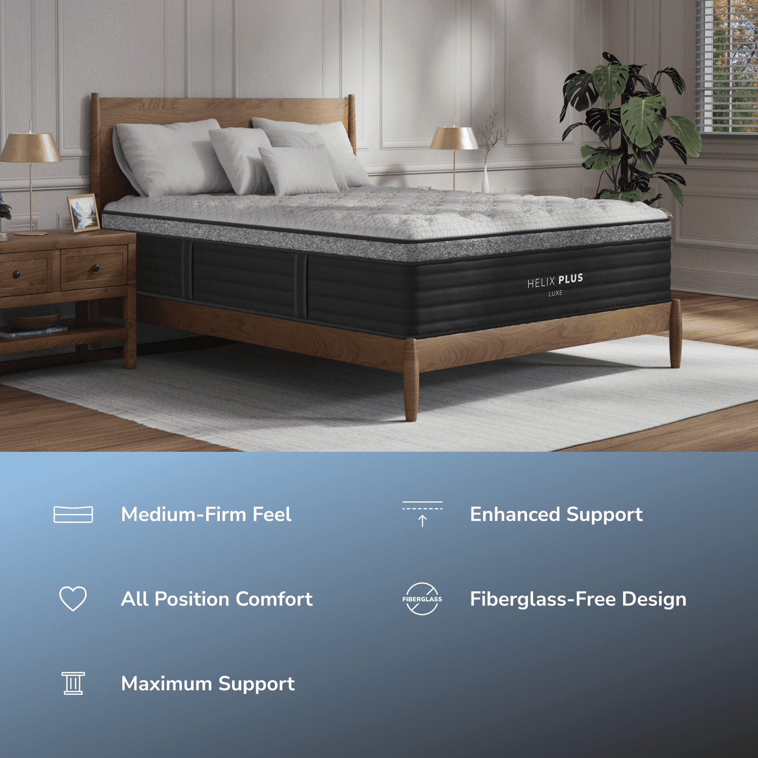 Helix Plus Luxe Mattress, Twin