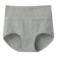 thumbnail image 4 of Breathable Seamless Thongs High Waisted Cotton Ladies Soft Cotton 5 Piece Suit Comfortable Women's Underwear Seamless Underwear for Women Women Bikini Underwear, 4 of 9