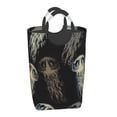 thumbnail image 2 of Bingfone Jellyfish Laundry Hamper,Large Canvas Fabric Lightweight Storage Basket Toy Organizer Dirty Clothes Collapsible, 2 of 6