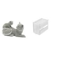 thumbnail image 1 of Escultura de gato de acrílico, adorno de mesa, artesanía, figura decorativa, estatua de animal, dispensador de toallas de papel, caja de almacenamient, 1 of 8