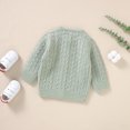 thumbnail image 2 of Vedolay Girls Sweater Girls Turtleneck Sweaters Kids Cute Long Sleeve Pullover Sweater,Green 9-12 Months, 2 of 5