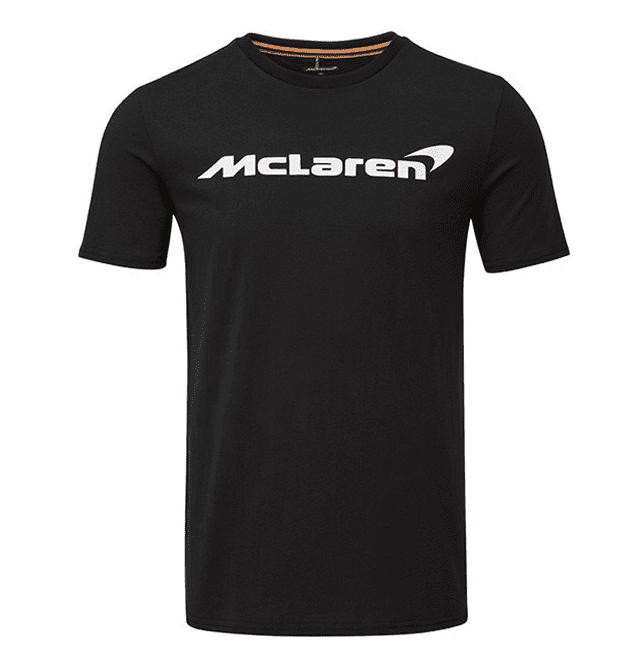 McLaren McLaren Essentials Black Logo TShirt (L)