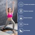 thumbnail image 2 of Christmas Gym Towels with Storage Bag, 72.8"x26.8", Yoga, Pilates, Fitness - Yoga Towels, Gym Towel, Yoga Blanket Included, 2 of 6