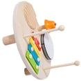 thumbnail image 1 of Phenofice 1 Set Percussion Instrument Xylophone Drum Kit Wood .9*5.9*2in Music Learning Rhythm Training, 1 of 8