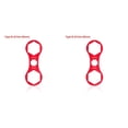 thumbnail image 1 of Transemion Bike Front Fork Wrench Repair Tools Aluminum Alloy Bicycle Repairing Removal Spanner Intended for SUNTOUR XCM/XCR/XCT/RST B red (27mm-28mm) 2Set, 1 of 6