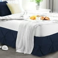 Nestl 14" Tailored Pinch Pleated Bed Skirt Hotel Luxury Double