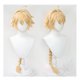 thumbnail image 2 of Anime Cosplay Peluca Pelo largo y rubio con gorro de peluca para Comic Con, Show de cosplay, Halloween, 2 of 5