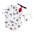 thumbnail image 1 of CSChome Pet Shirt 1 Set Dog Shirt Knot Button Closure Breathable Super Soft Washable Non-Fading Summer Costume Set, 1 of 6